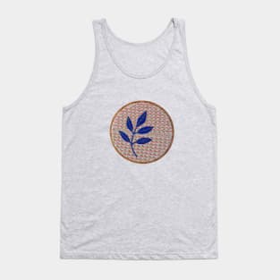 Blue Leaf Tank Top